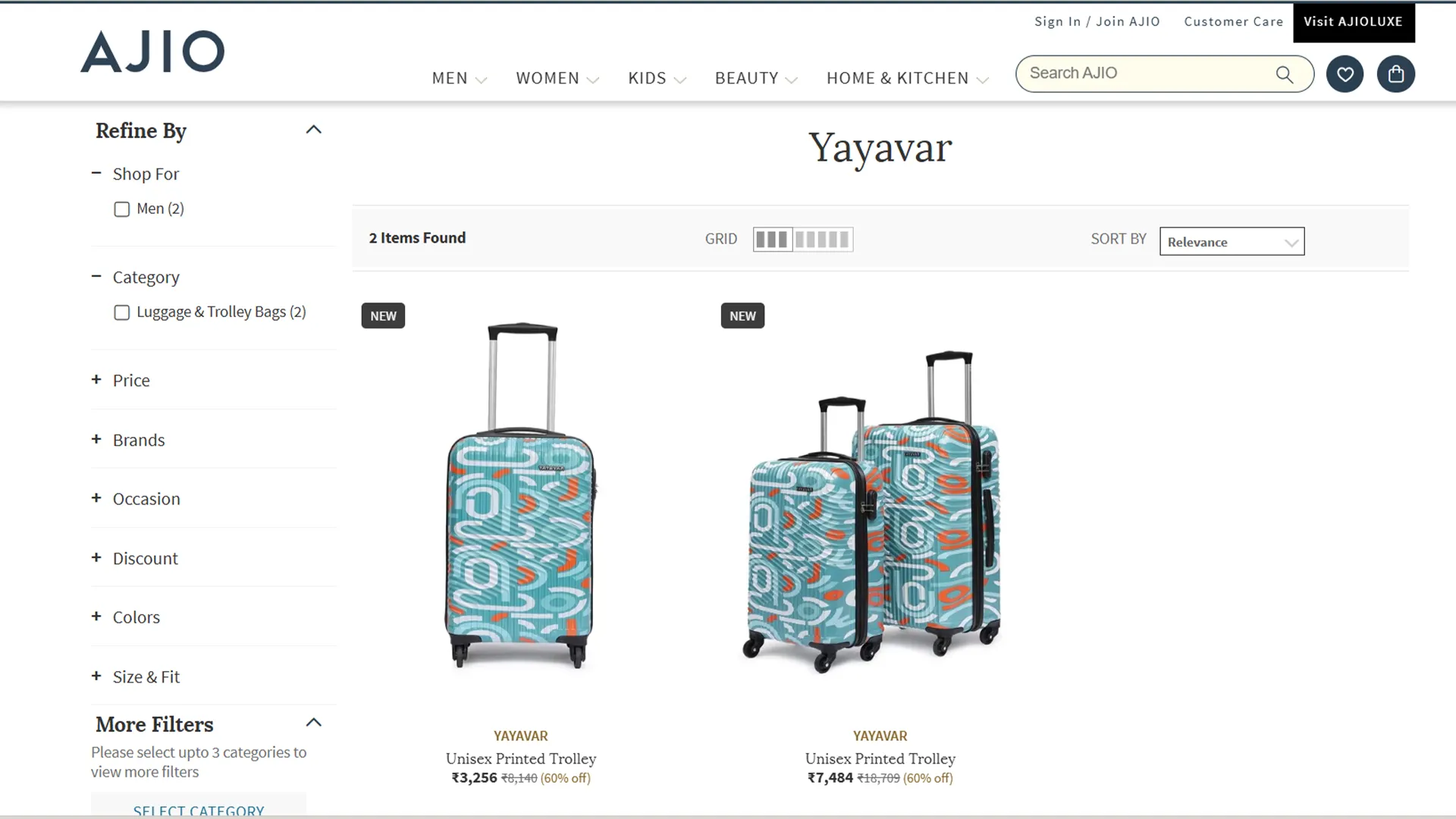 Yayavar — Live on Ajio